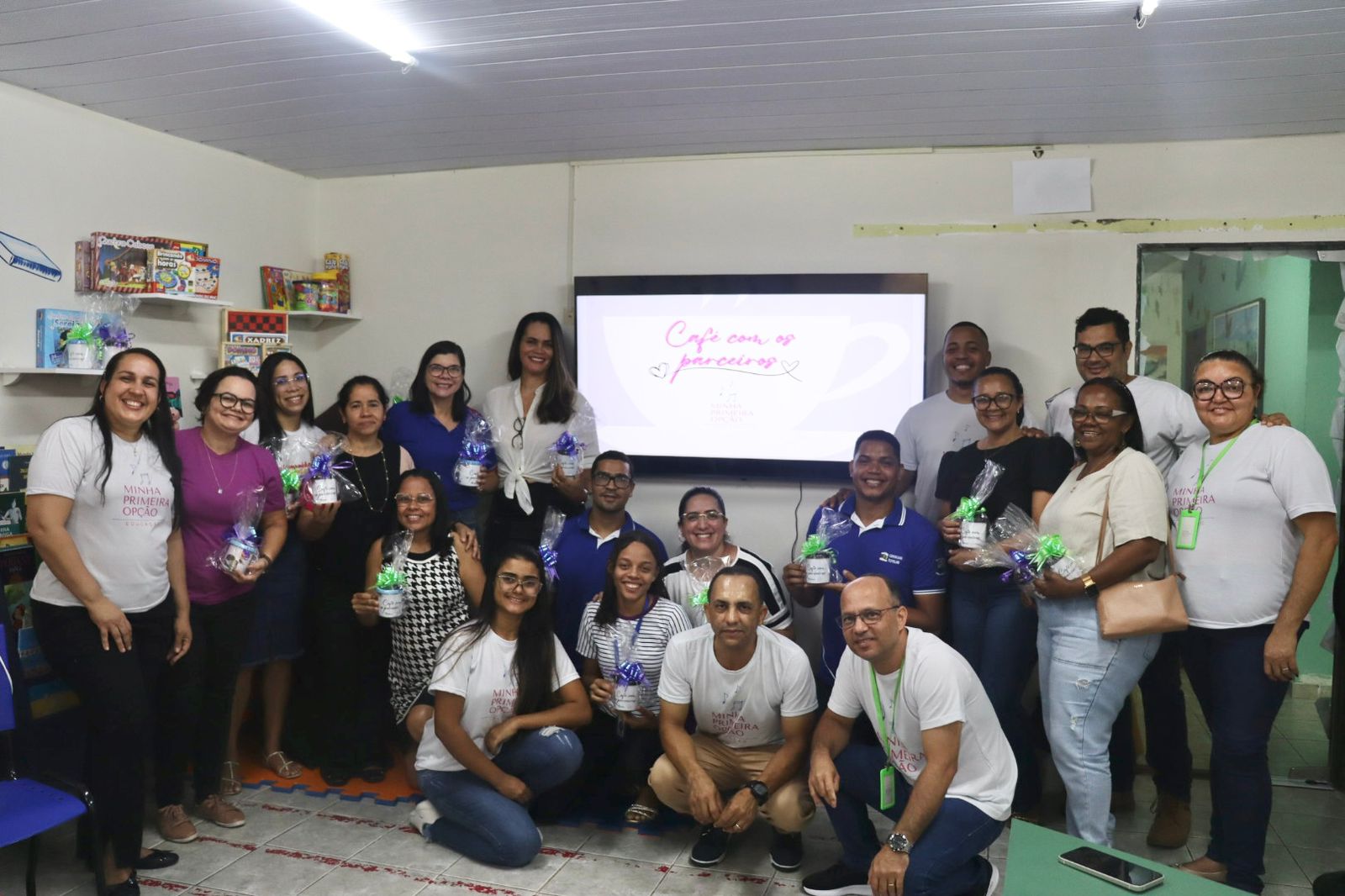 Projeto Minha Primeira Opção – Educação realiza reunião com os parceiros