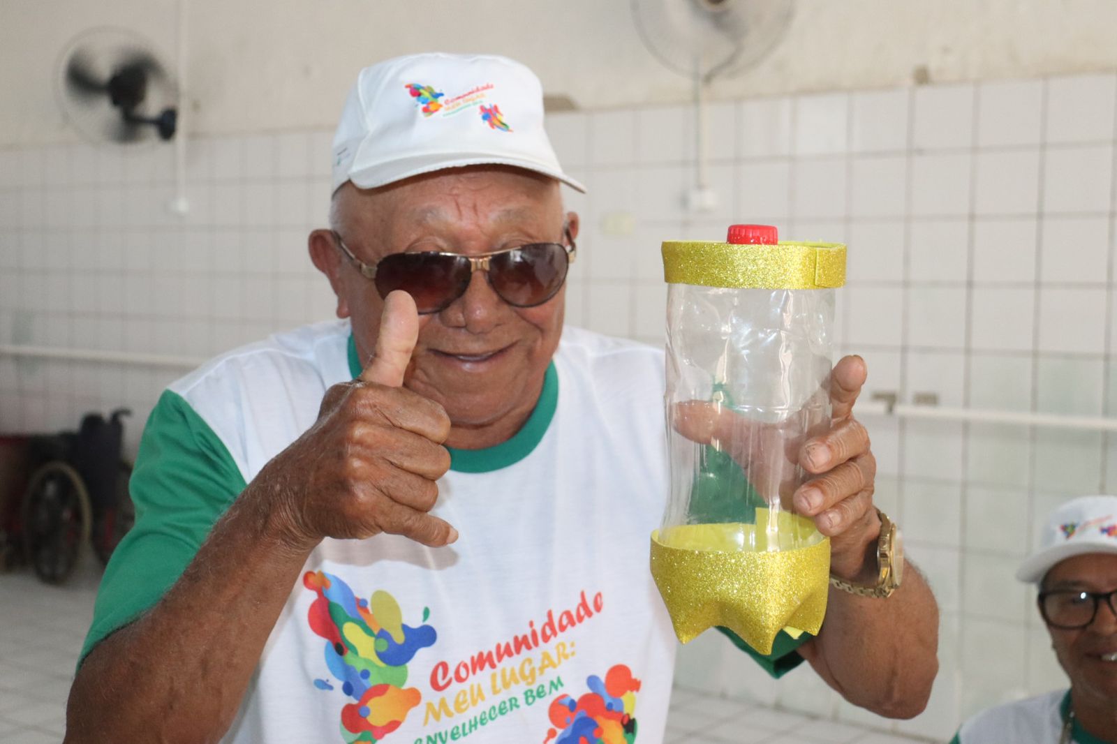 Projeto Comunidade Meu Lugar – Envelhecer Bem realiza oficina de artesanato