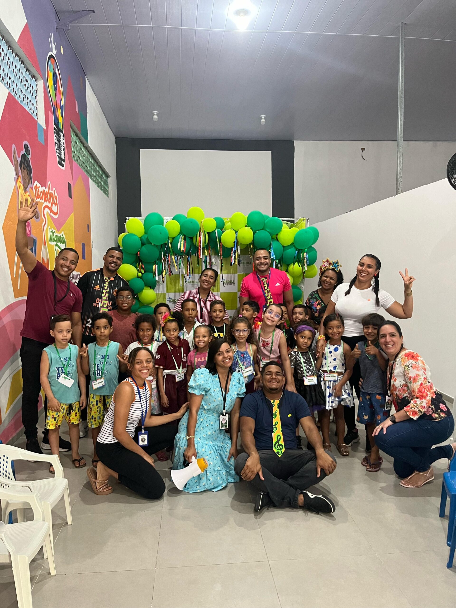 CEDILI realiza oficina de recreação carnavalesca com crianças beneficiárias