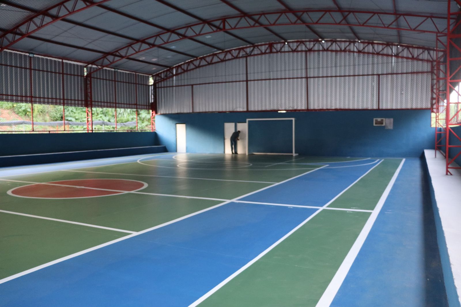 CEDILI realiza celebração de reinauguração de quadra poliesportiva e horta comunitária