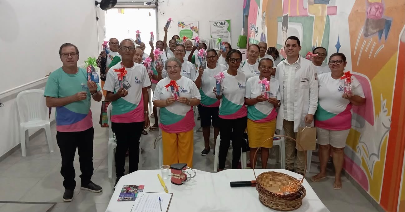 CEDILI promove oficina de saúde bucal para com pessoas idosas em Lagoa de Itaenga